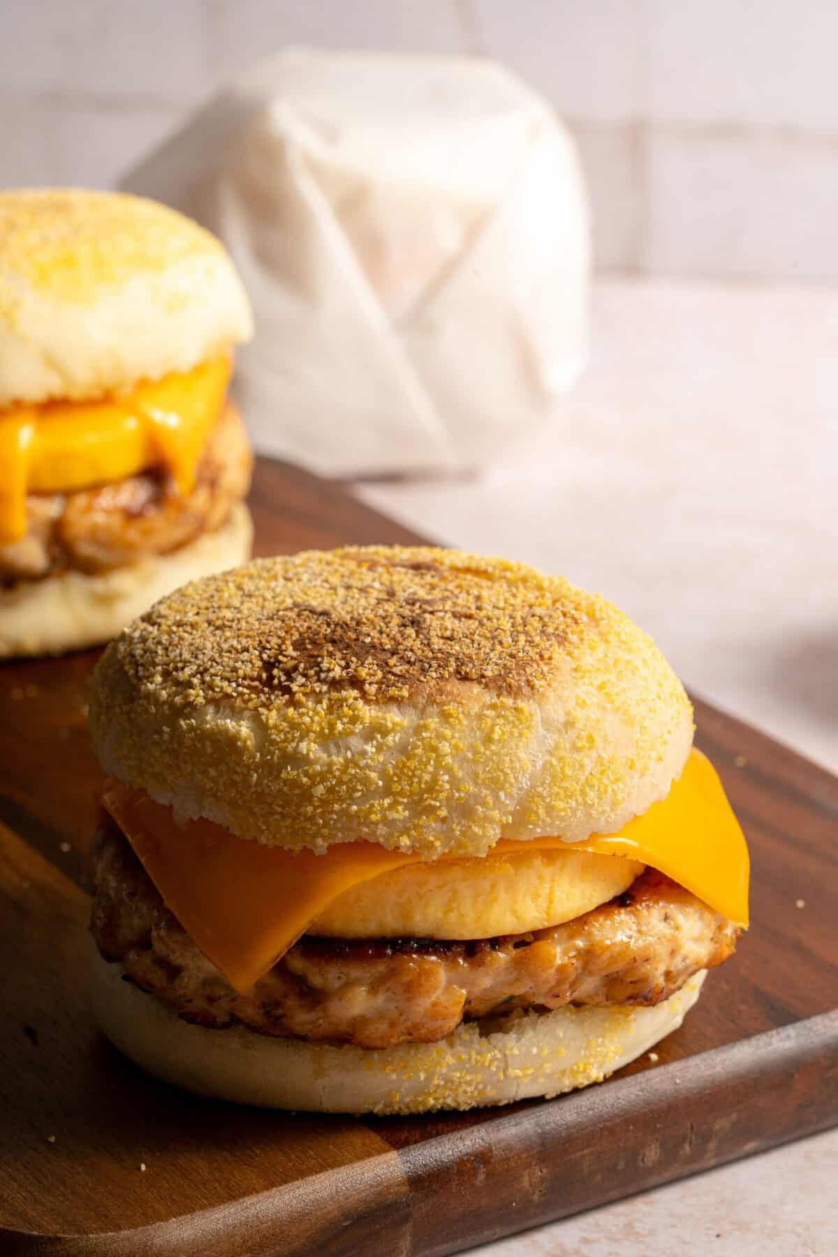 Freezer chicken sandwiches for busy mornings