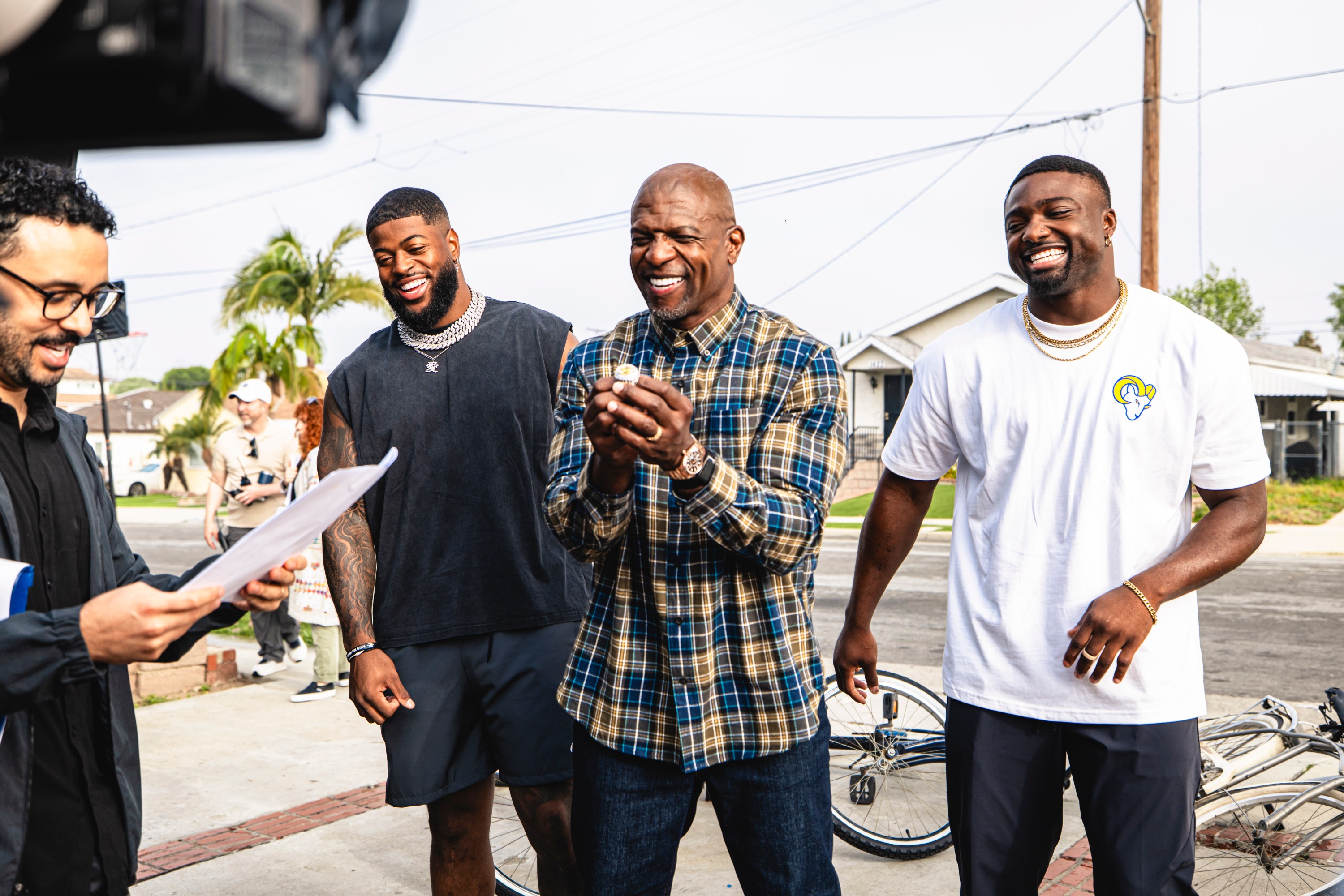 Ice Cube and Chris Tucker's sons recreate comedy Friday for LA Rams