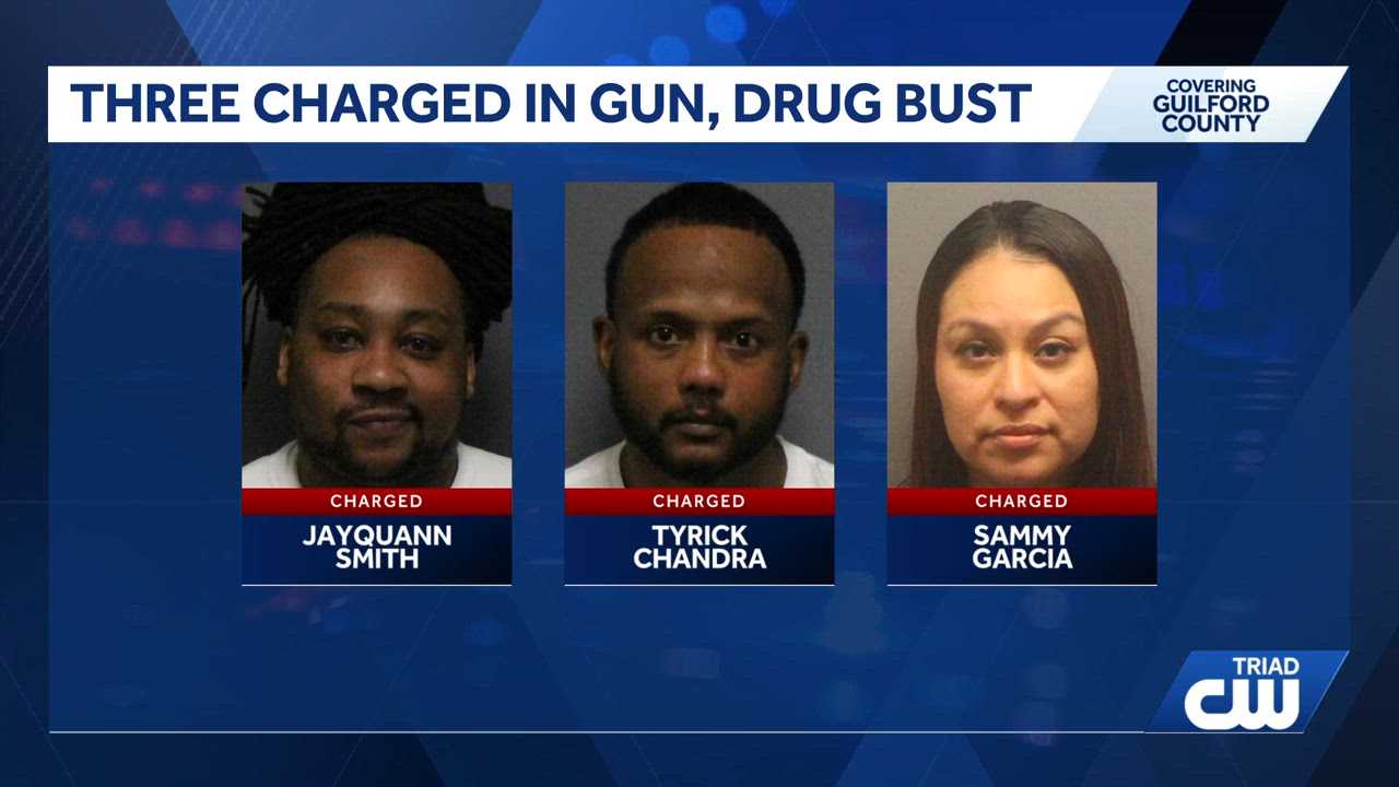 Deputies: 17 guns, two pounds of fentanyl seized in Guilford County