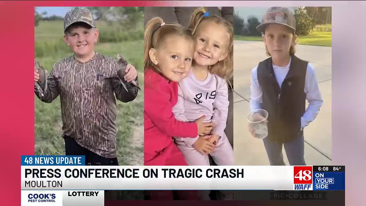 Moulton police release new details on crash that killed mother, three ...