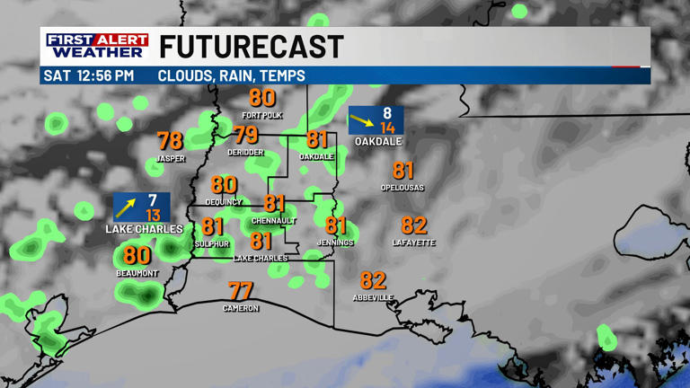 First alert forecast: Cold front to bring showers, storms by Saturday ...