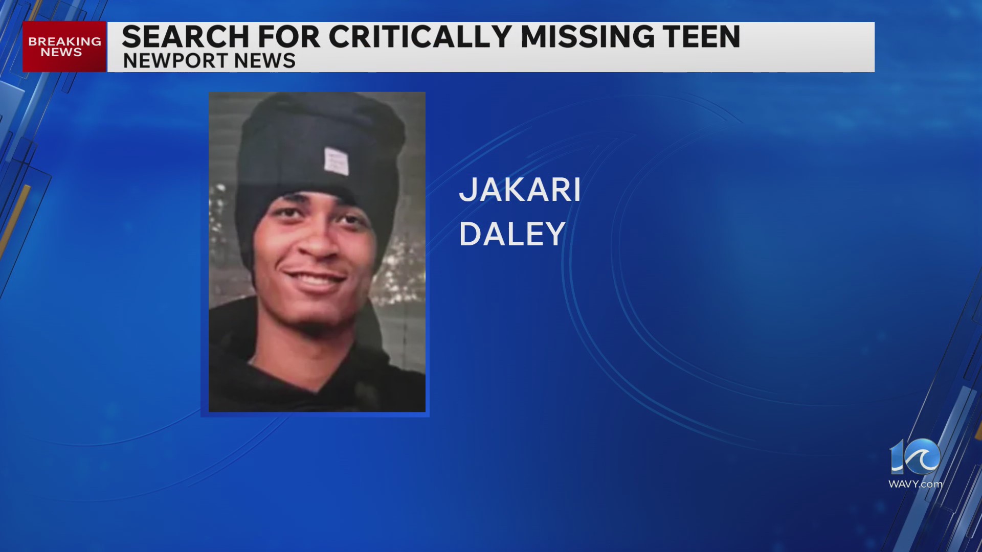 Newport News police seek help finding missing teen, Jakari Daley