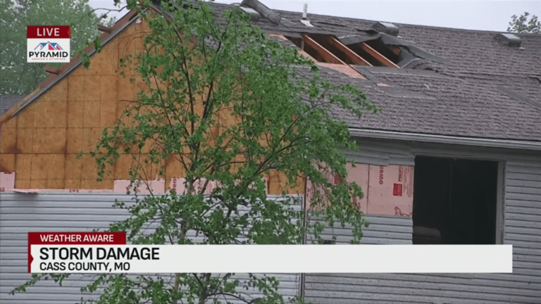 Damage reported following severe storms in Kansas City metro