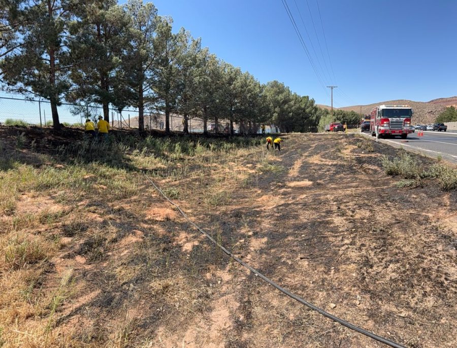 Crews respond to brush fire in Hurricane