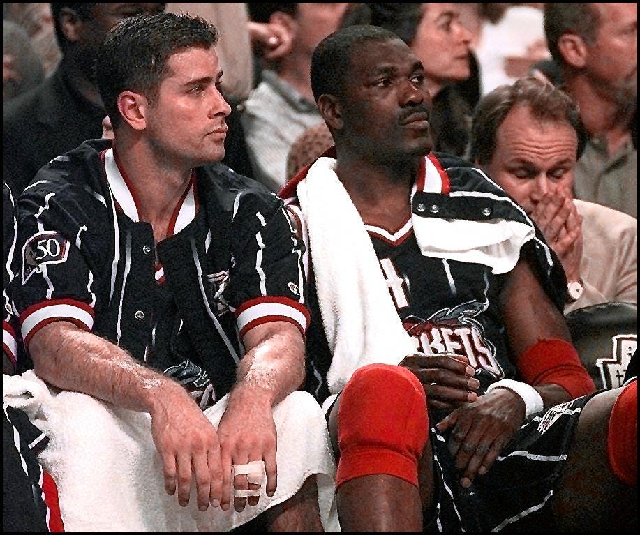 Houston Rockets jersey history No. 12 - Matt Maloney (1996-99)