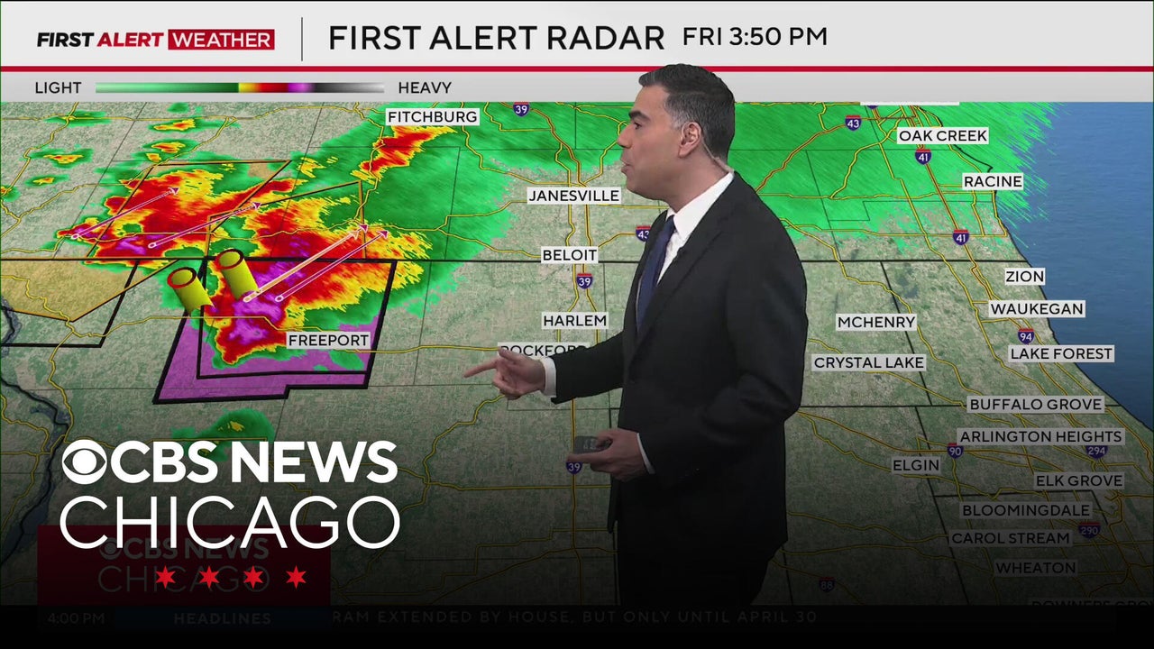 Tornado watch for entire Chicago area as 2 rounds of severe storms race ...