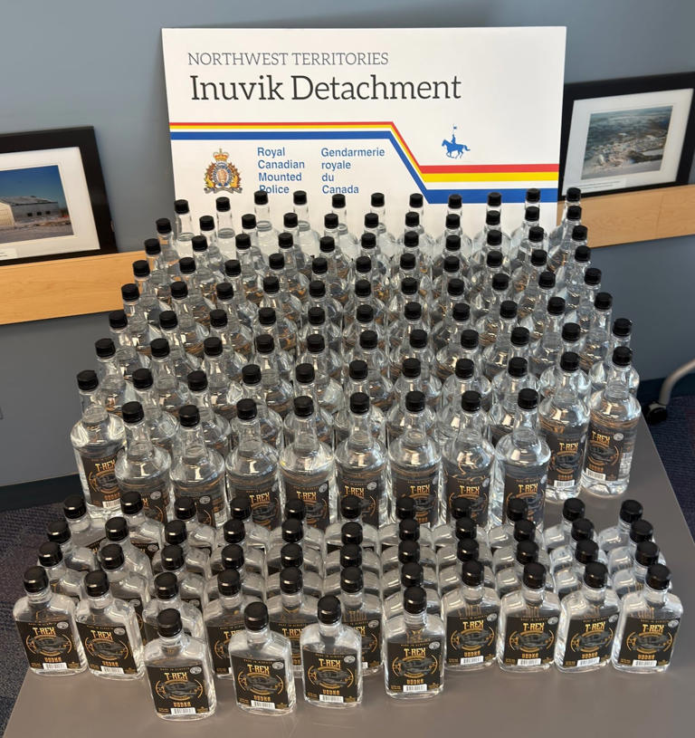 RCMP seize 120 litres of liquor bound for Aklavik, NWT