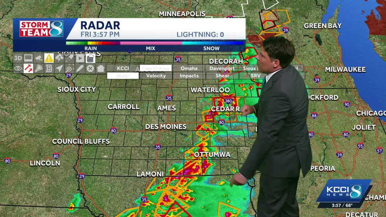 Iowa weather: Tornado warnings expire as severe storms move out of ...