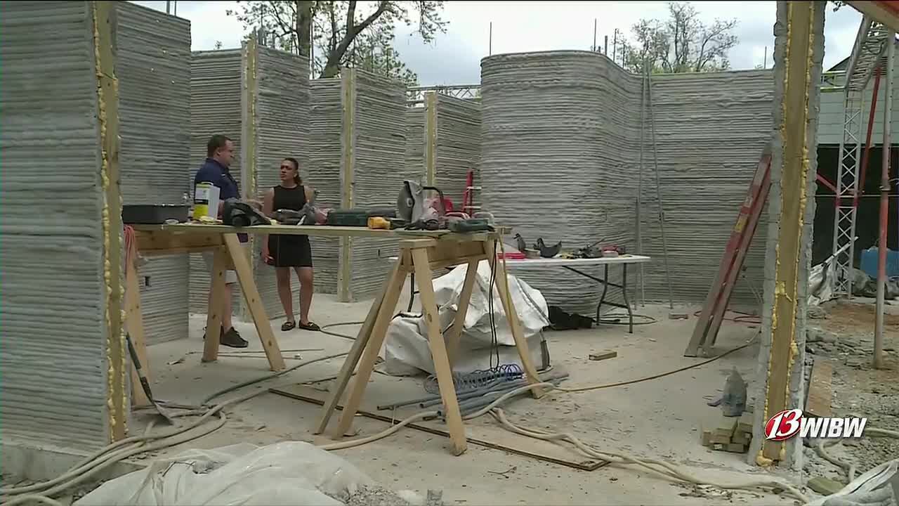 Kansas’ first 3D-printed home nears completion in Topeka