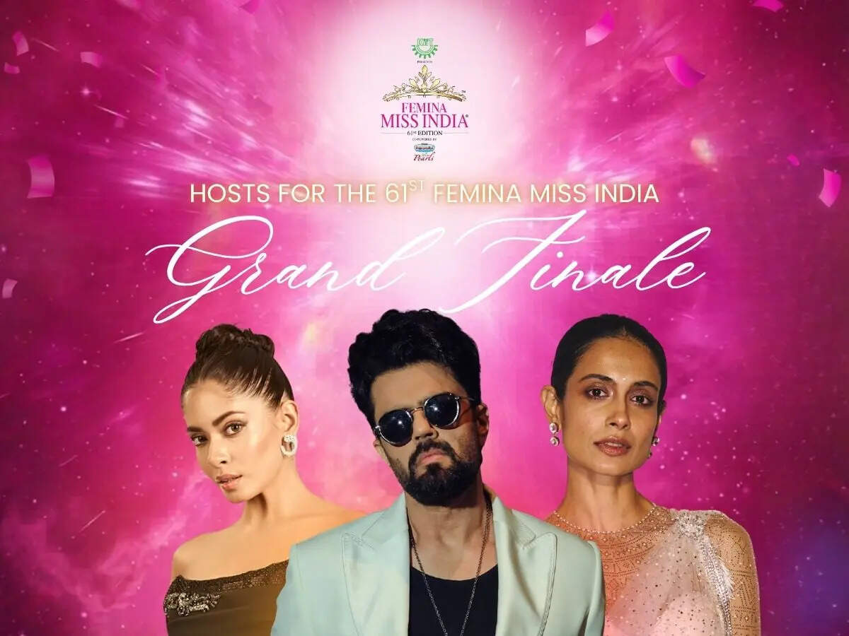 Star hosts set to take charge at 61st Femina Miss India grand finale