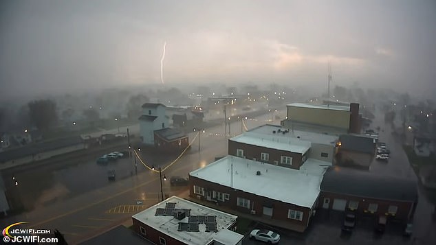 Tornadoes put millions of lives at risk as airport control tower is evacuated and flights grounded