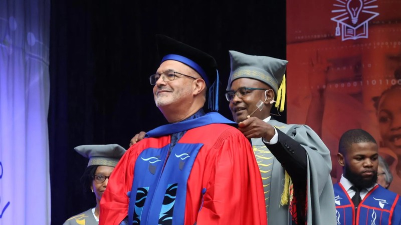 Edward Kieswetter honoured with honorary doctorate at CPUT, inspires ...