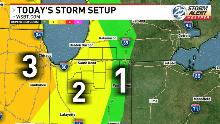 Severe storms possible again tonight as cold front moves through area