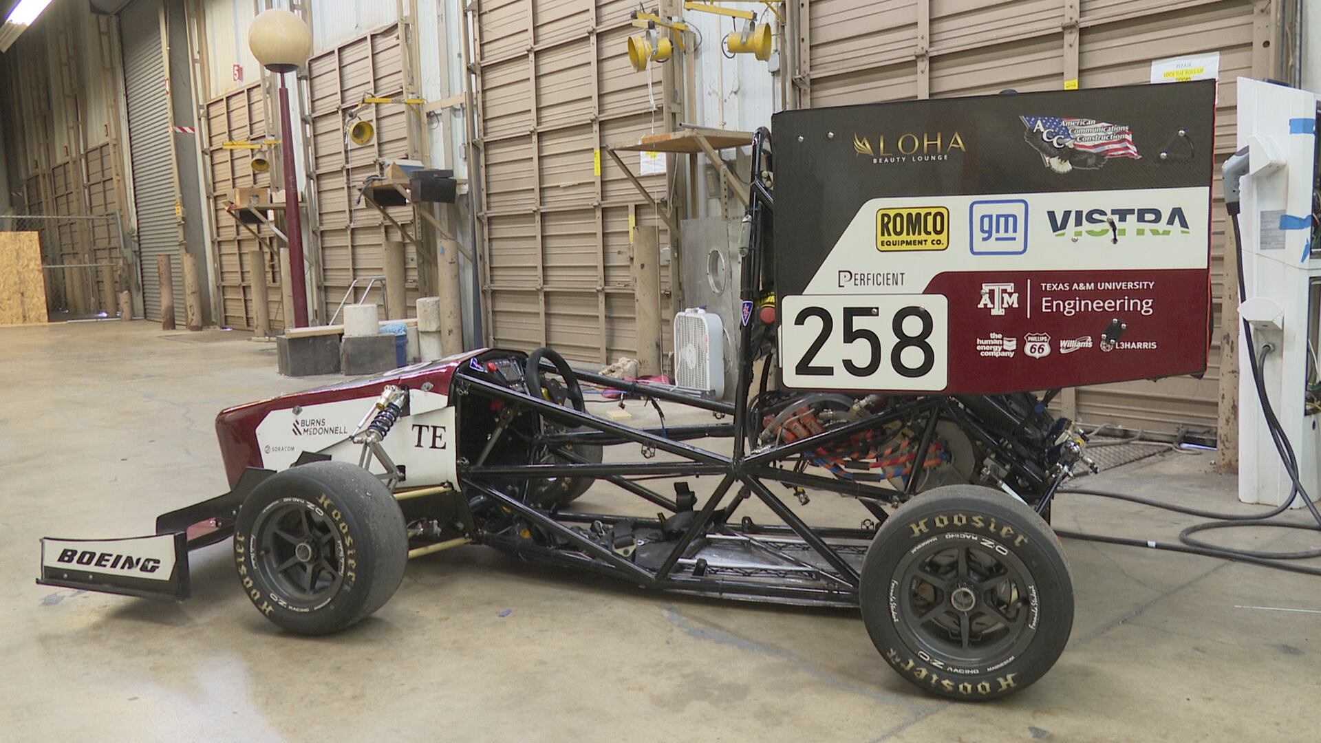 Texas A&M students unveil all-electric race car built from scratch
