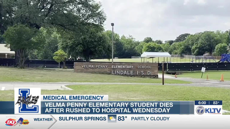 Lindale elementary student dies following medical emergency on campus