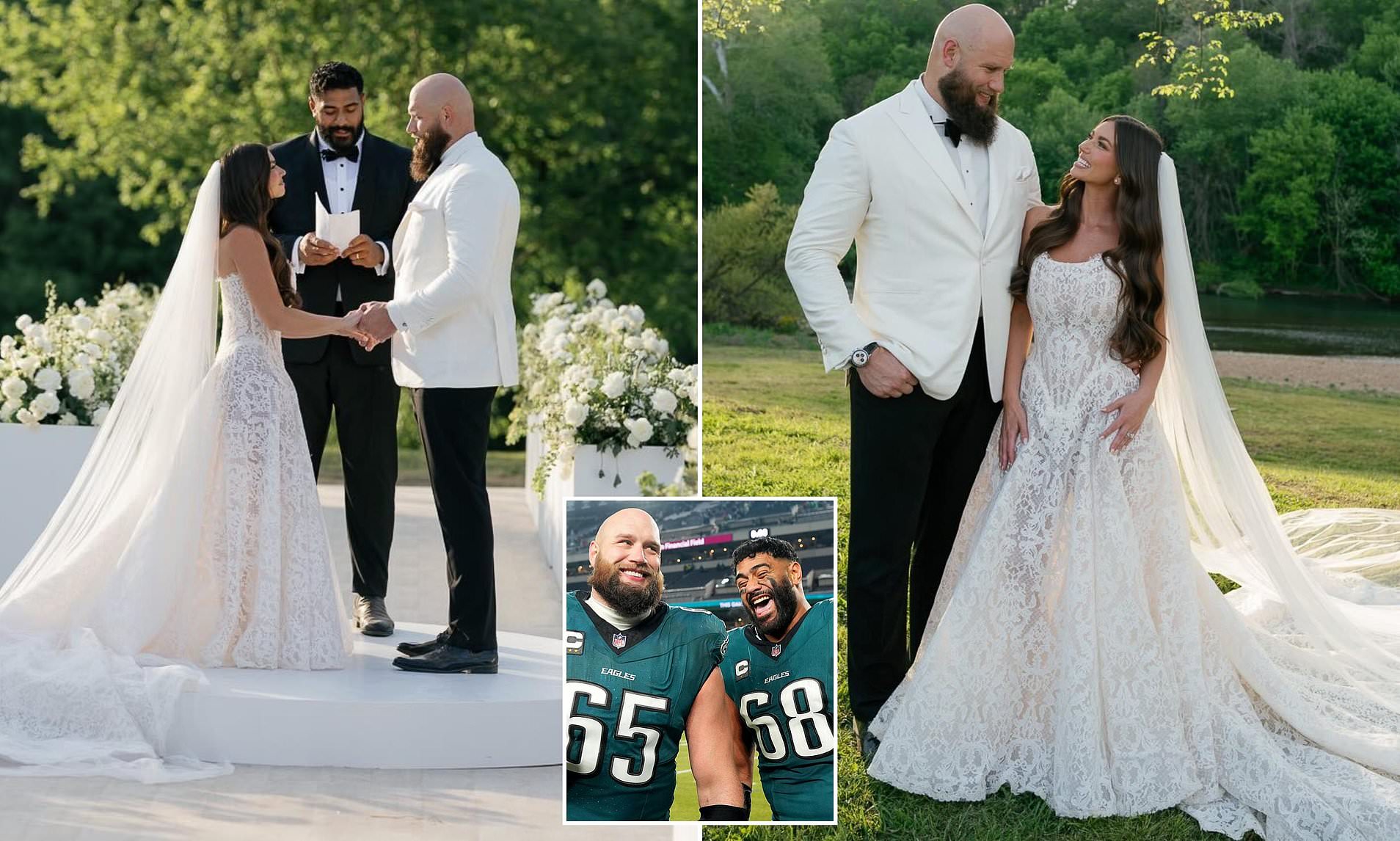 NFL star officiates his teammate's lavish wedding at Nashville estate
