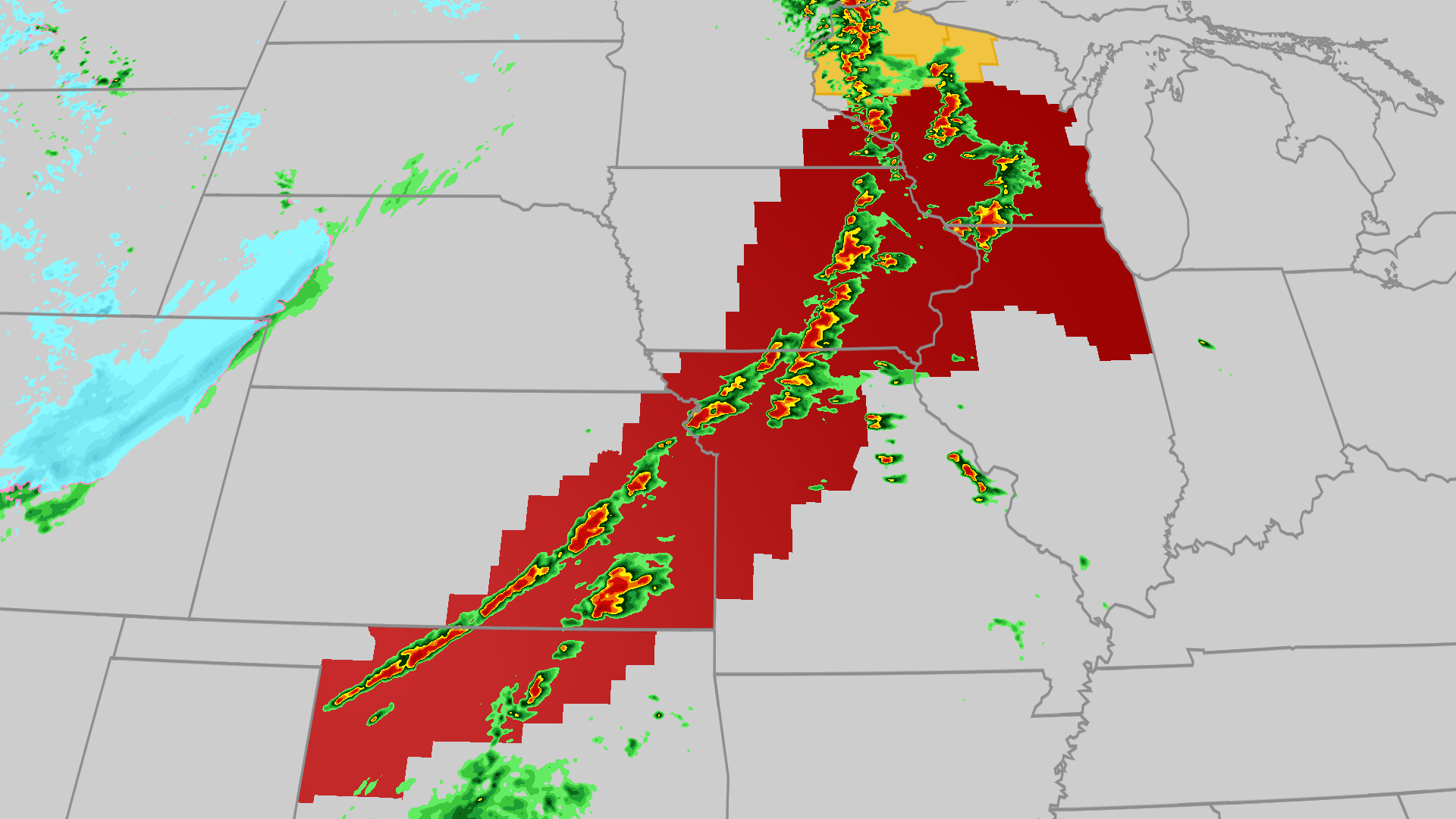 Severe weather outbreak leaves damage across Plains, Midwest