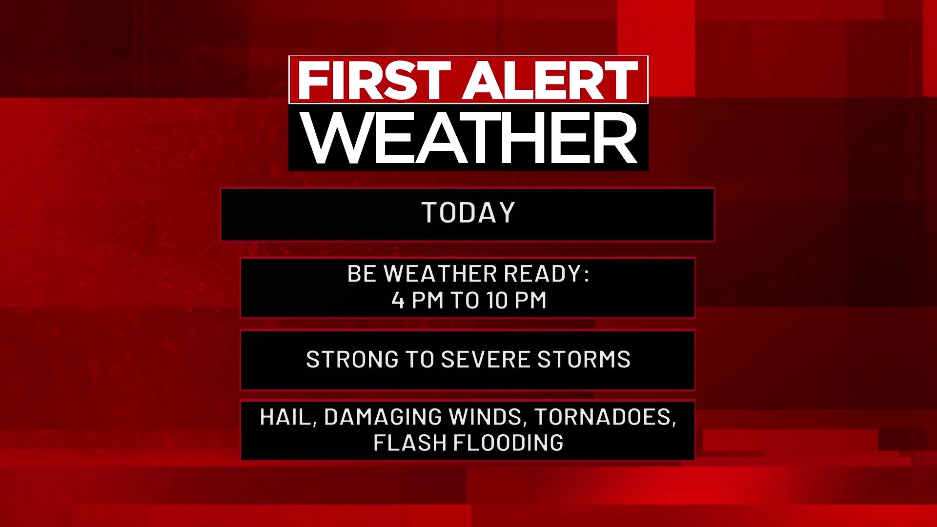 Blog: Strong to severe storms Friday afternoon and night