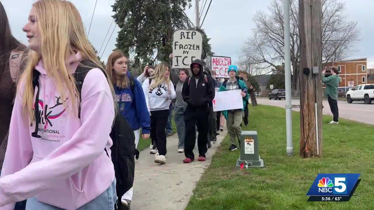 Colchester High School students walk out of class for local immigrant ...