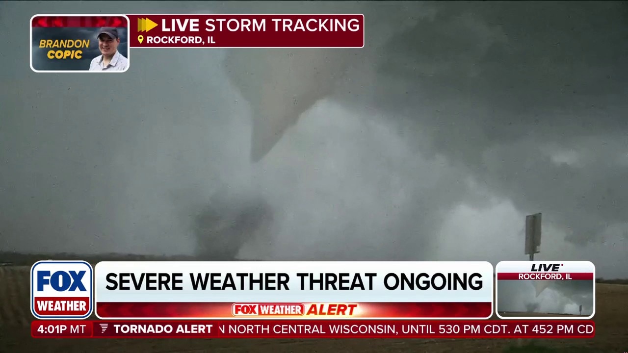 Illinois tornado: FOX Weather storm trackers intercept tornado in rural ...