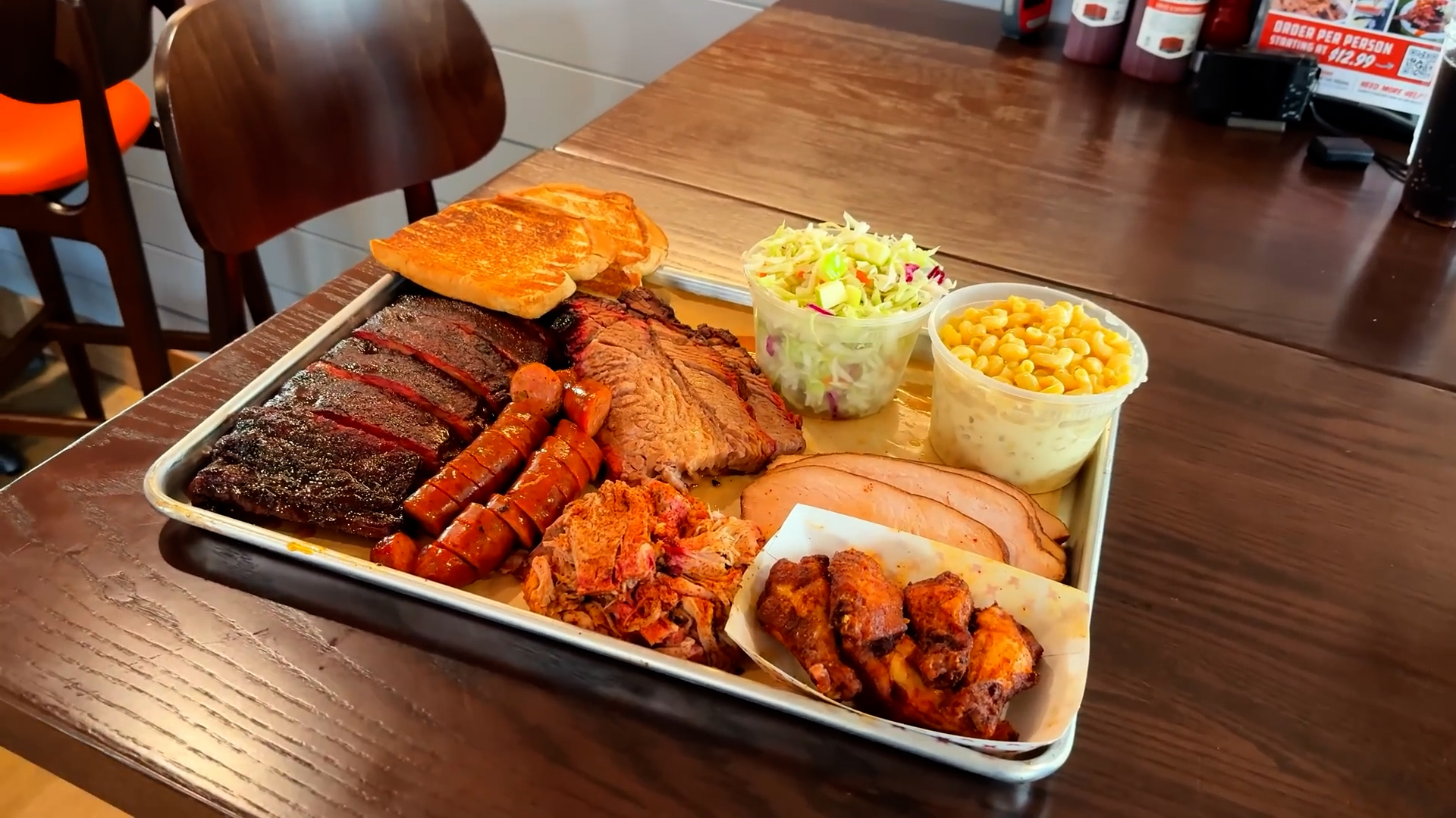 Man attempts impossible 96oz BBQ meat challenge