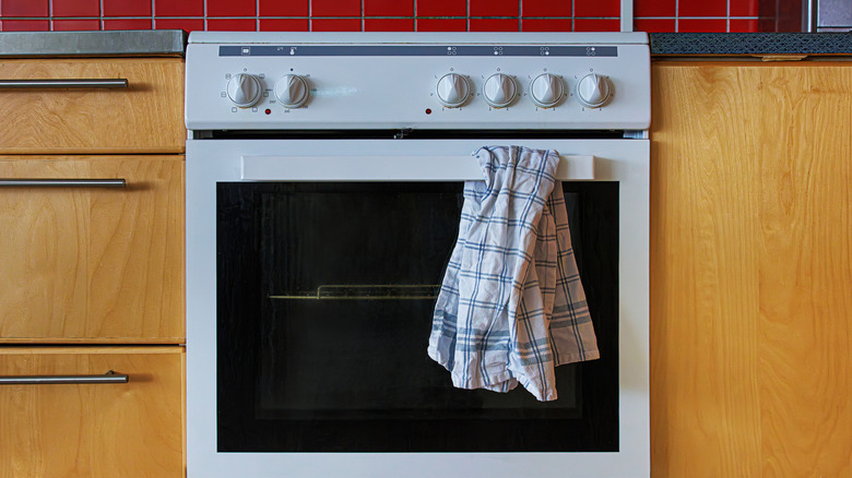 Keep your kitchen towels off the floor with this unexpected hair ...