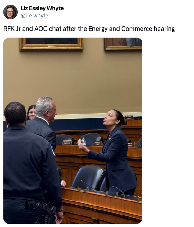 We finally know what AOC told RFK Jr. in those super intense viral ...