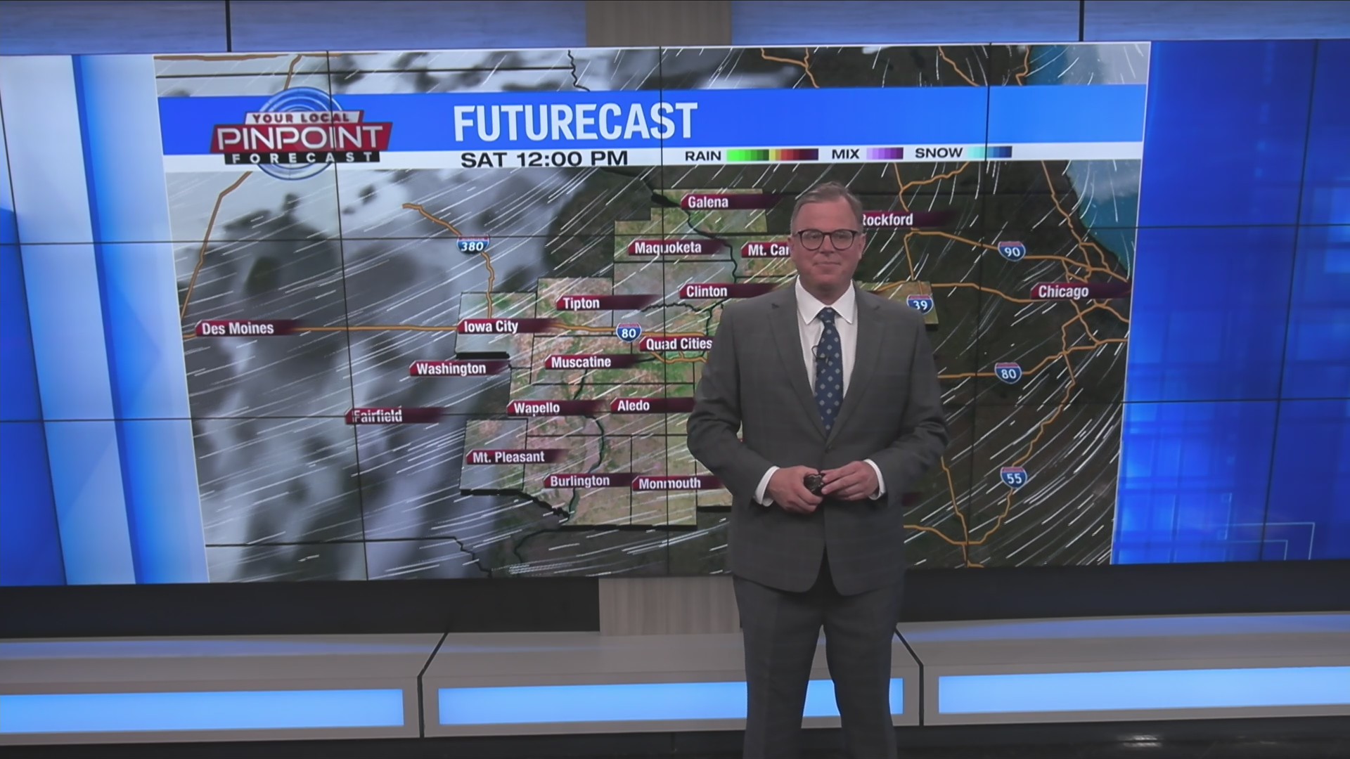 Timing out Thursday night t'storm chances