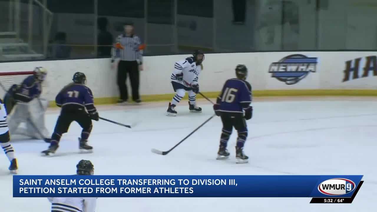 Alumni push back on Saint Anselm College's decision to move to Division III