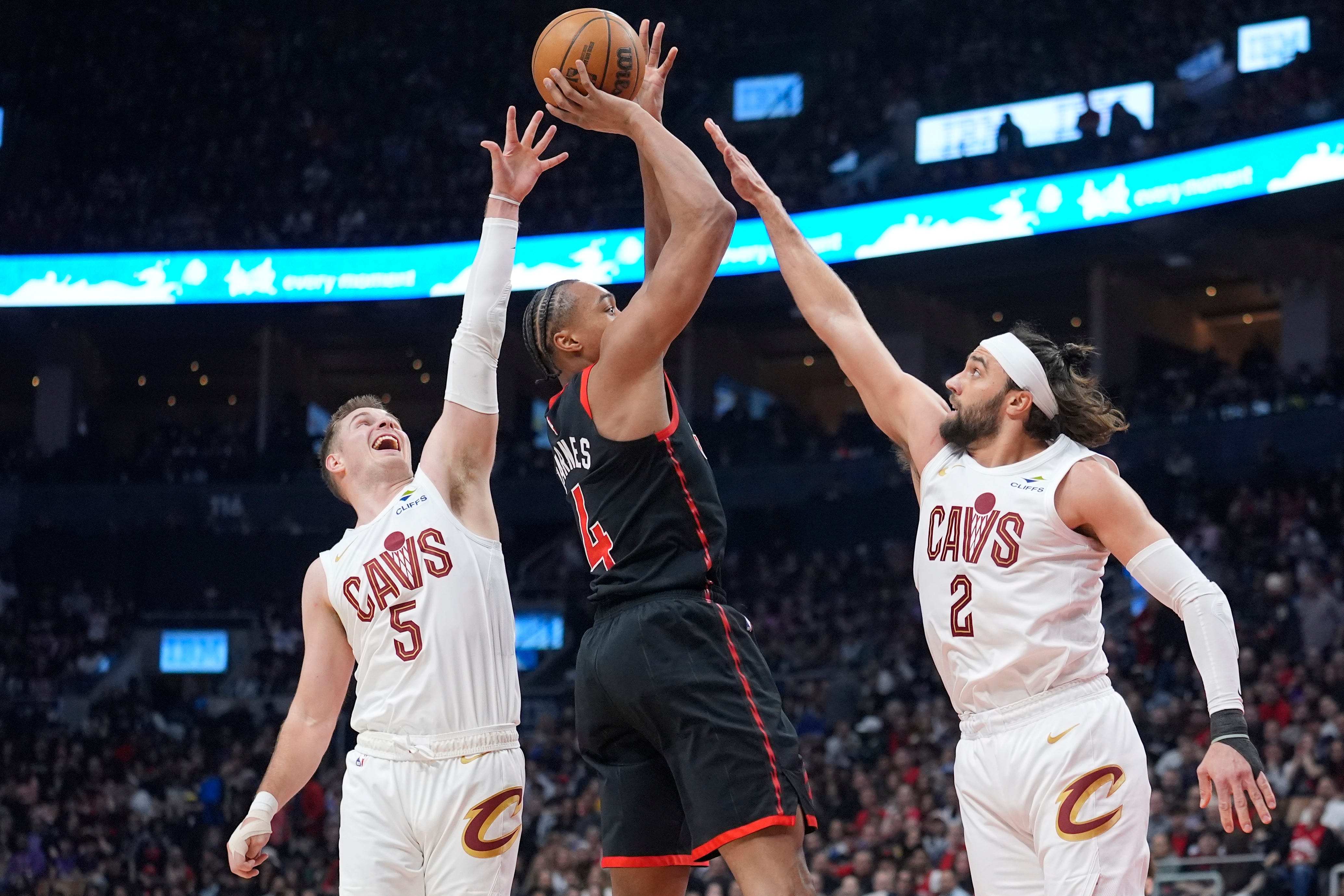 Cavaliers Score Recap Vs Raptors In Game 3 Of NBA Playoffs AA21AENX.img