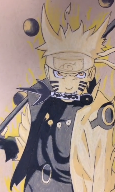 Don't scroll you'll regret missing this Naruto art moment