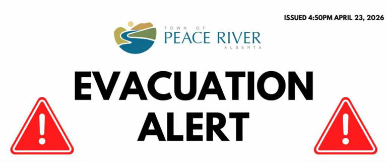 Residents of Peace River warned of possible flooding, to be ready to ...