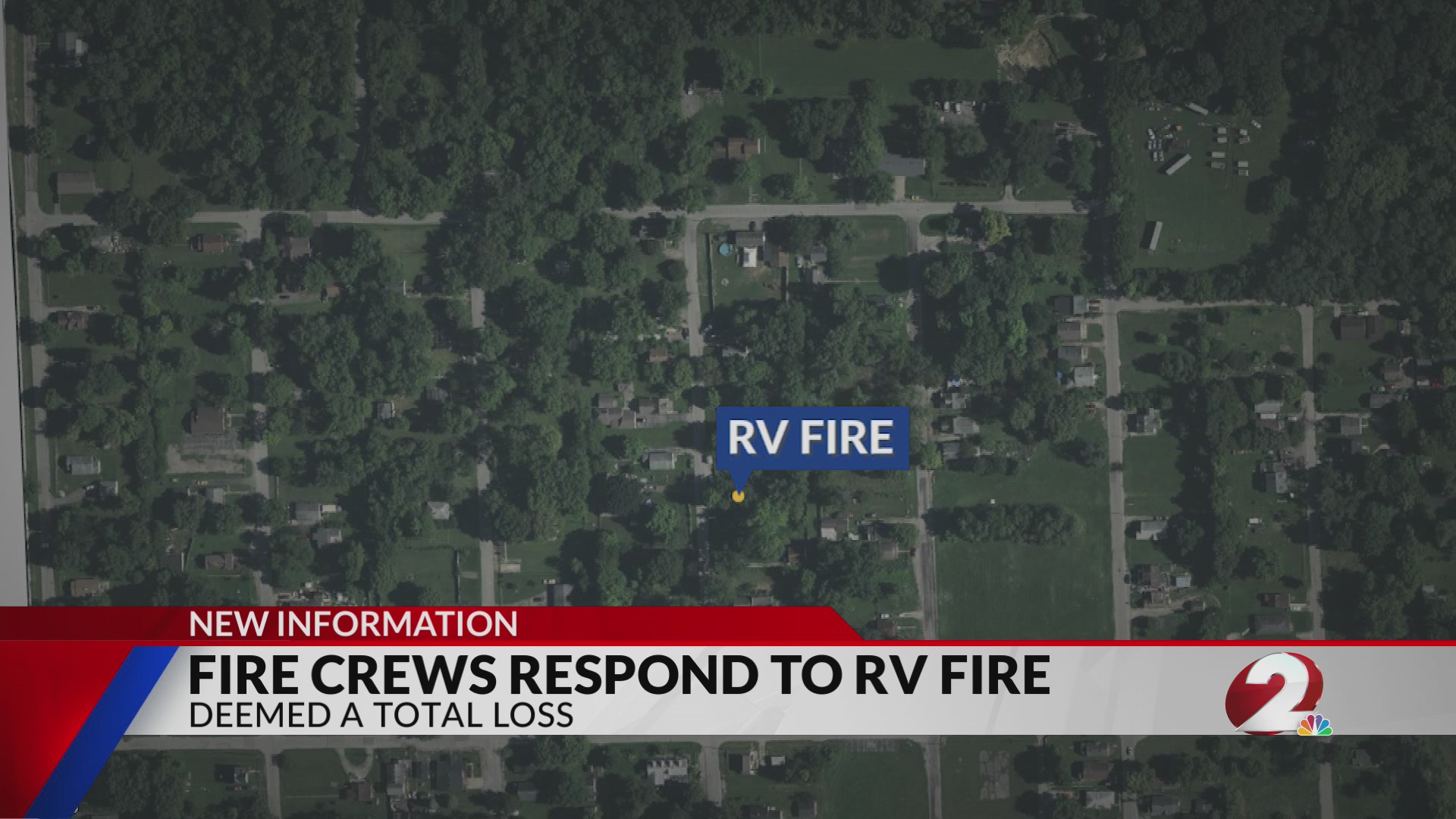 Fire crews respond to RV fire