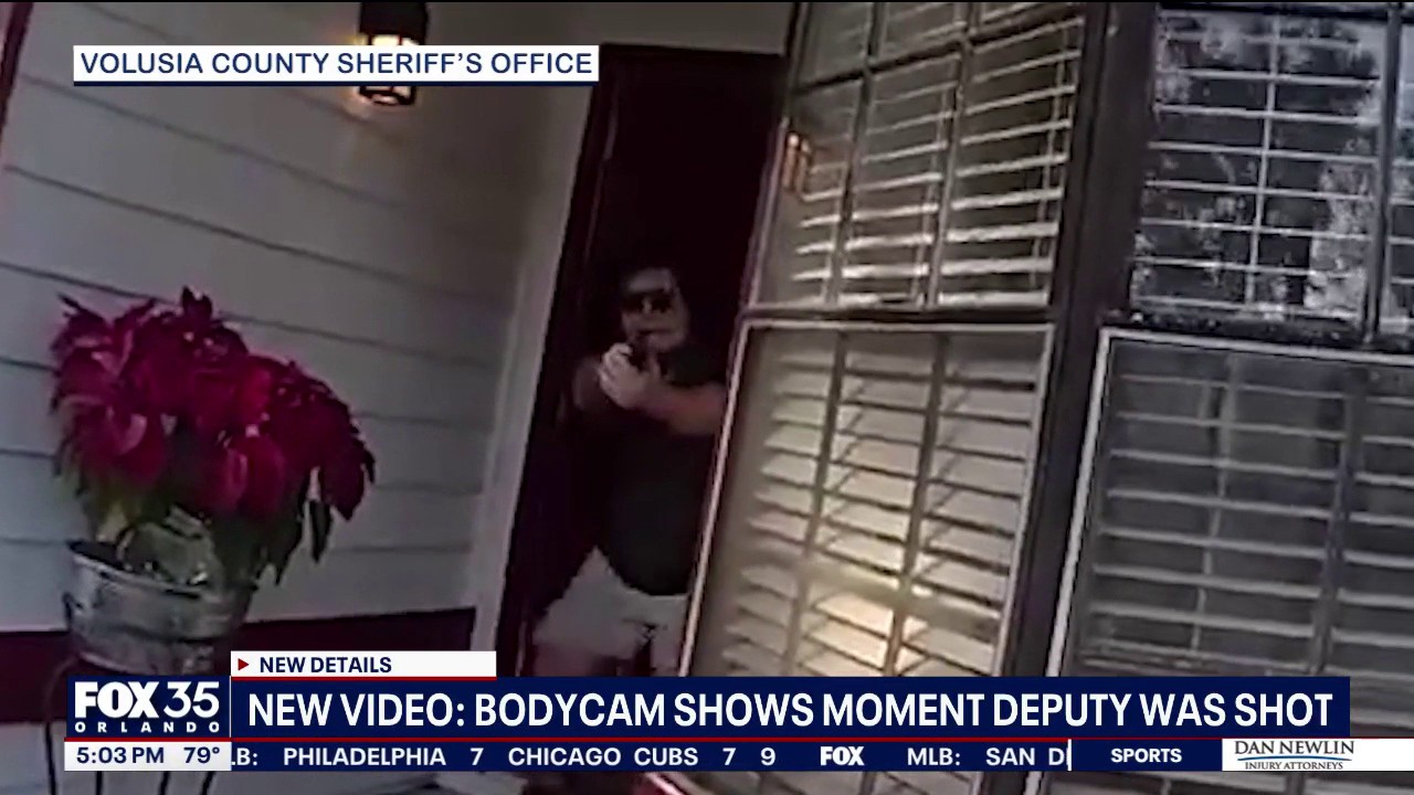 Sheriff releases video from body camera credited with saving deputy's life