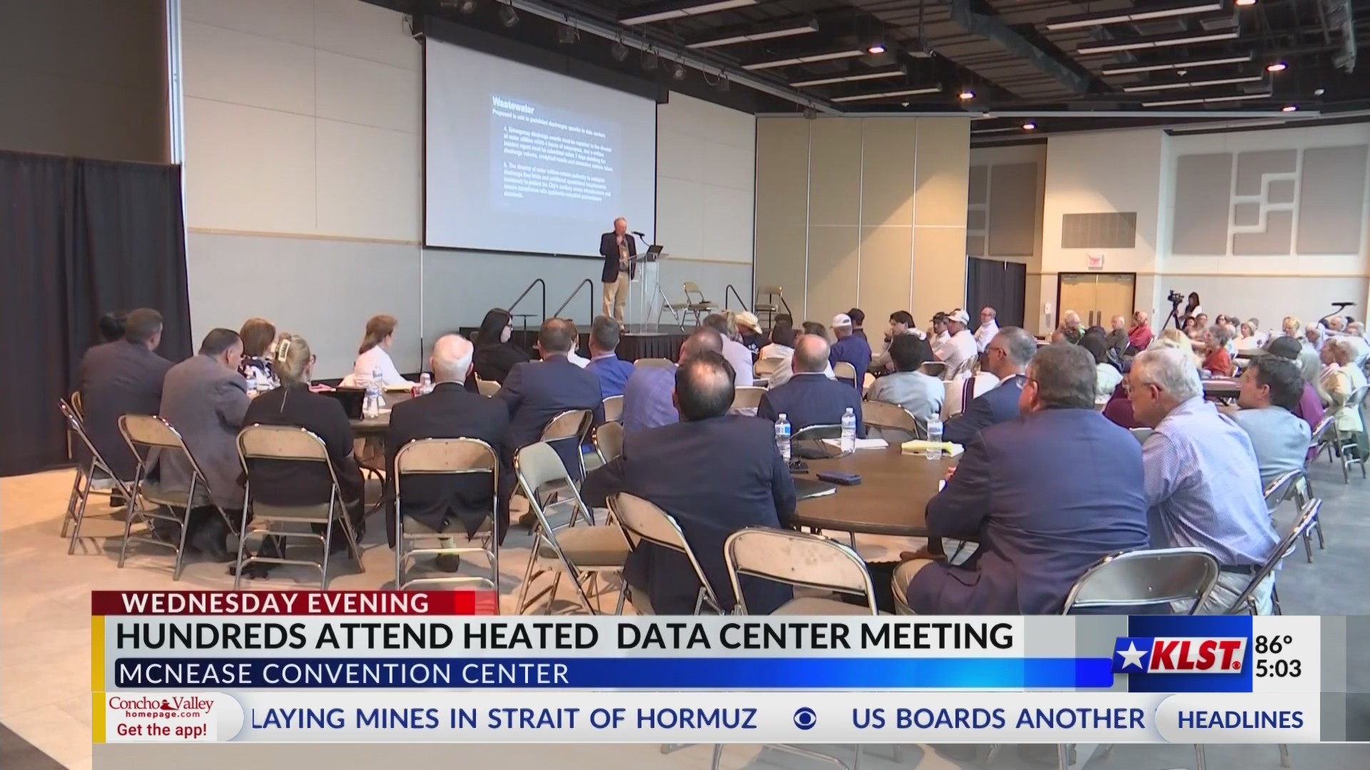 Hundreds attend City Council data center discussion