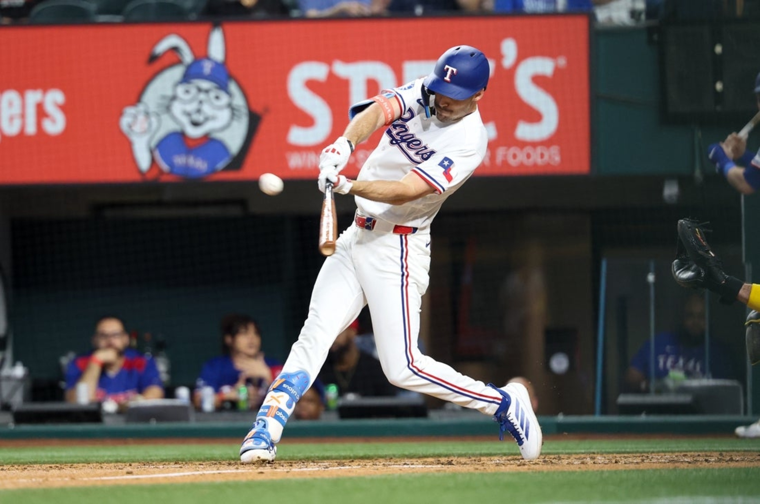 Inside-the-park homer helps power Rangers over Pirates
