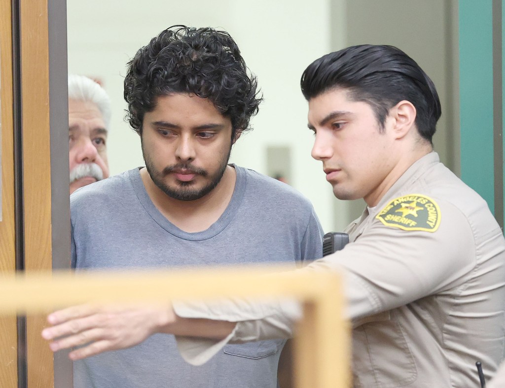 Accused Burbank slasher’s eerie stare in court after stabbing famed ...