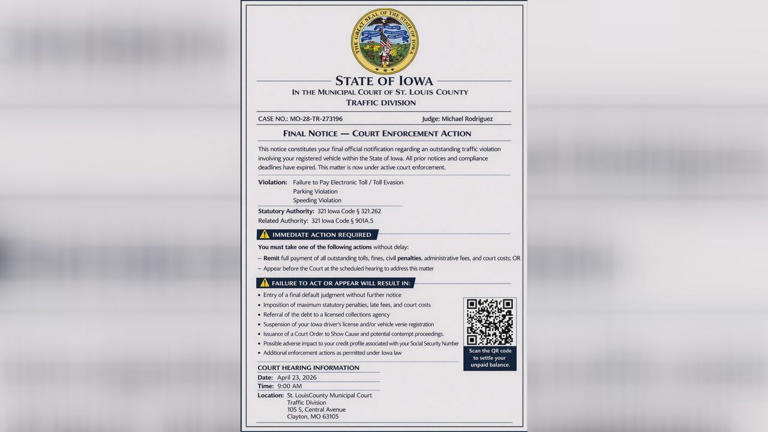 Fairfield police warn of fake traffic violation scam