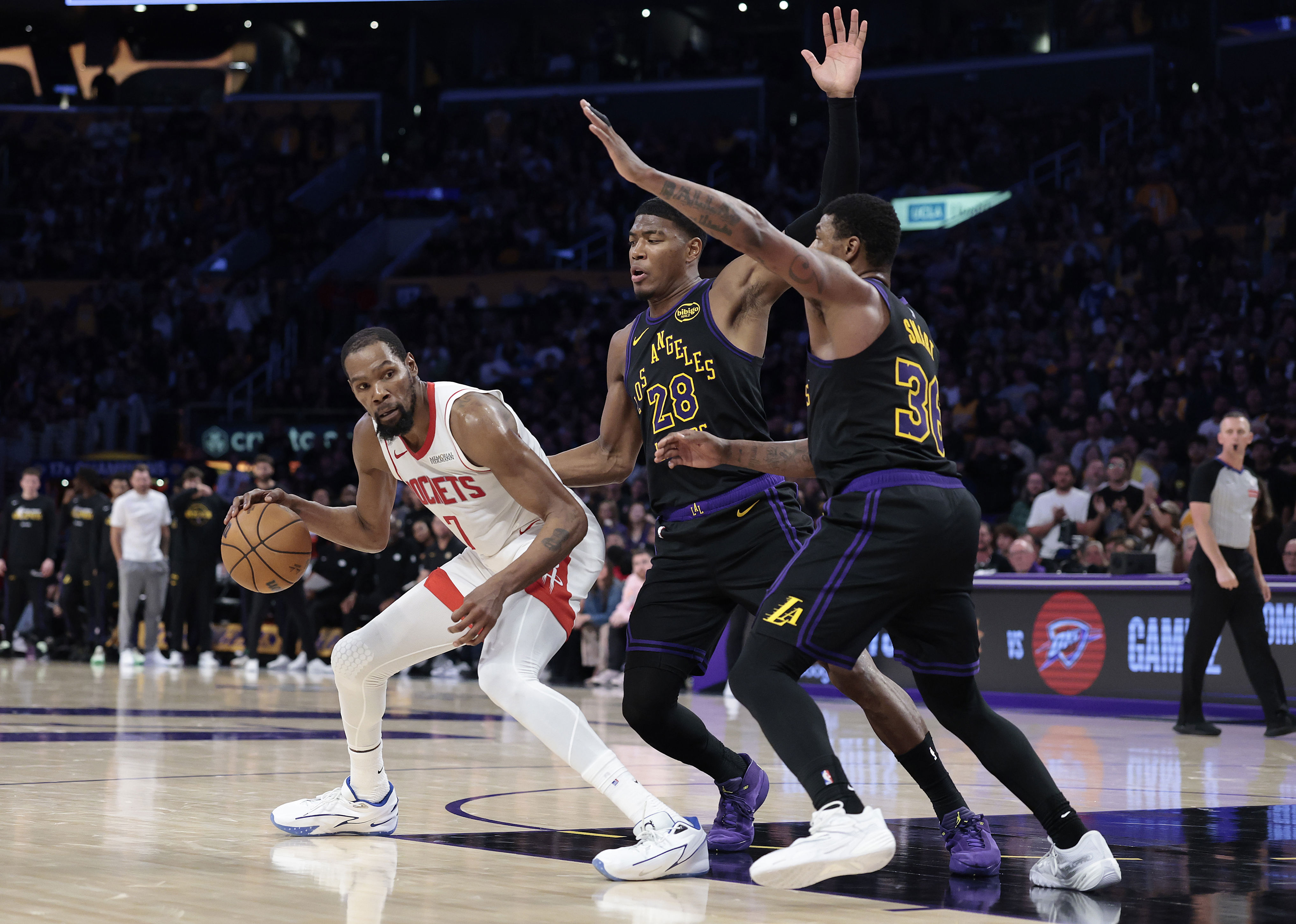 Rui Hachimura, Luke Kennard praised Marcus Smart for setting tone for ...