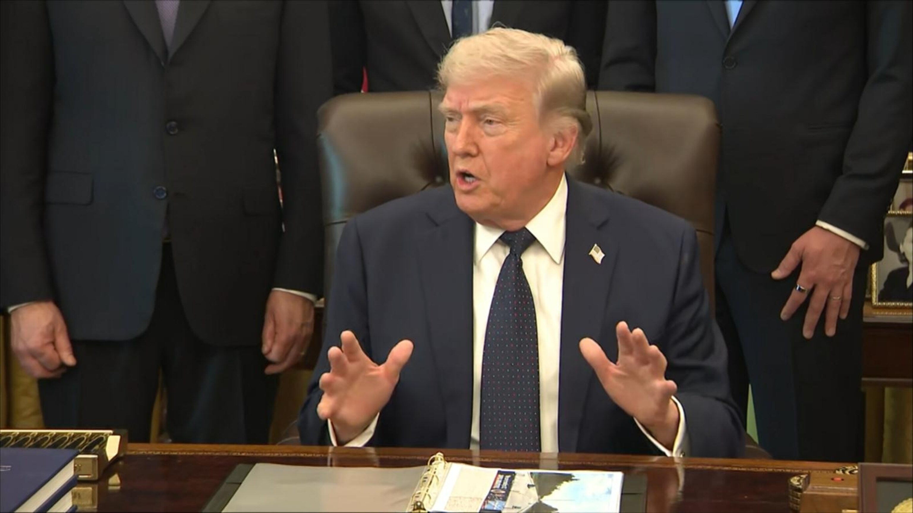 Trump pressed by reporters as Iran war stretches beyond 4–6 week timeline