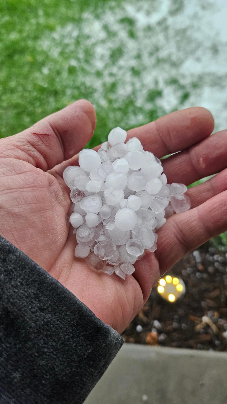 Videos & photos: Hail in the Omaha metro, tornado in SW Iowa
