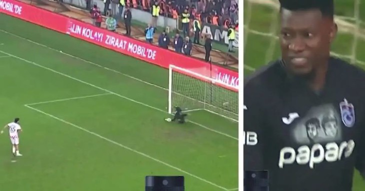 Thủ môn Onana cản phá 3 quả phạt đền đưa Trabzonspor vào bán kết Turkish Cup