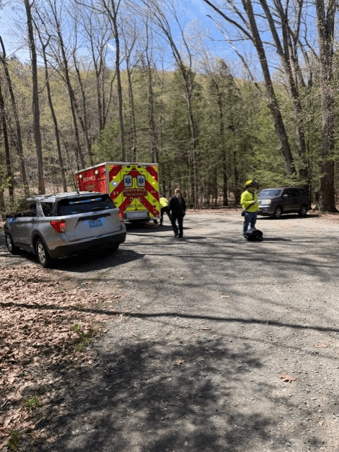 Man rescued from Granville Gorge after suffering serious leg injuries