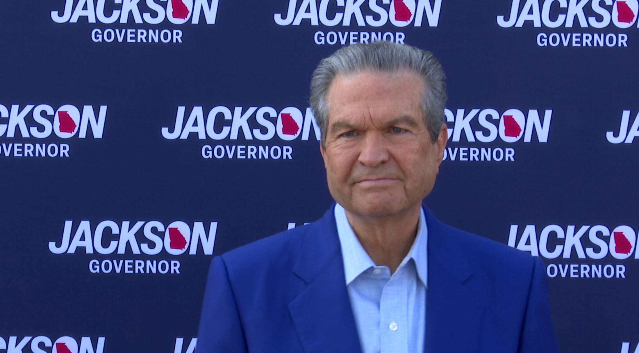 Georgia gov. candidate Rick Jackson makes stop in Augusta
