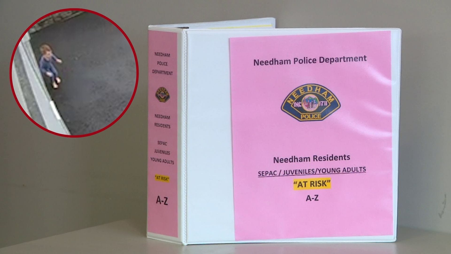Needham police create binder for residents prone to wandering away