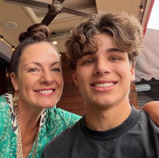  'He was living his best life. He looked so happy and healthy,' Jessica told The Advertiser of the final FaceTime the pair shared (mother and son are pictured)