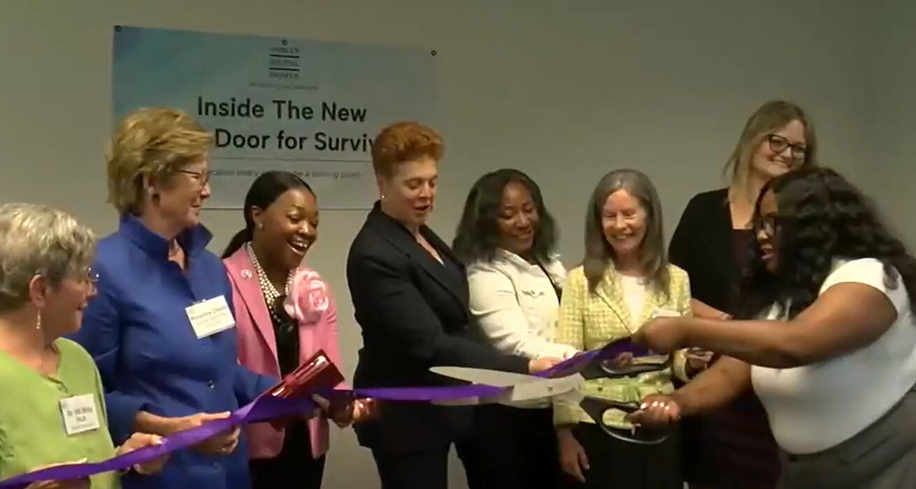 Ceremony celebrates new hotline hub for domestic violence survivors