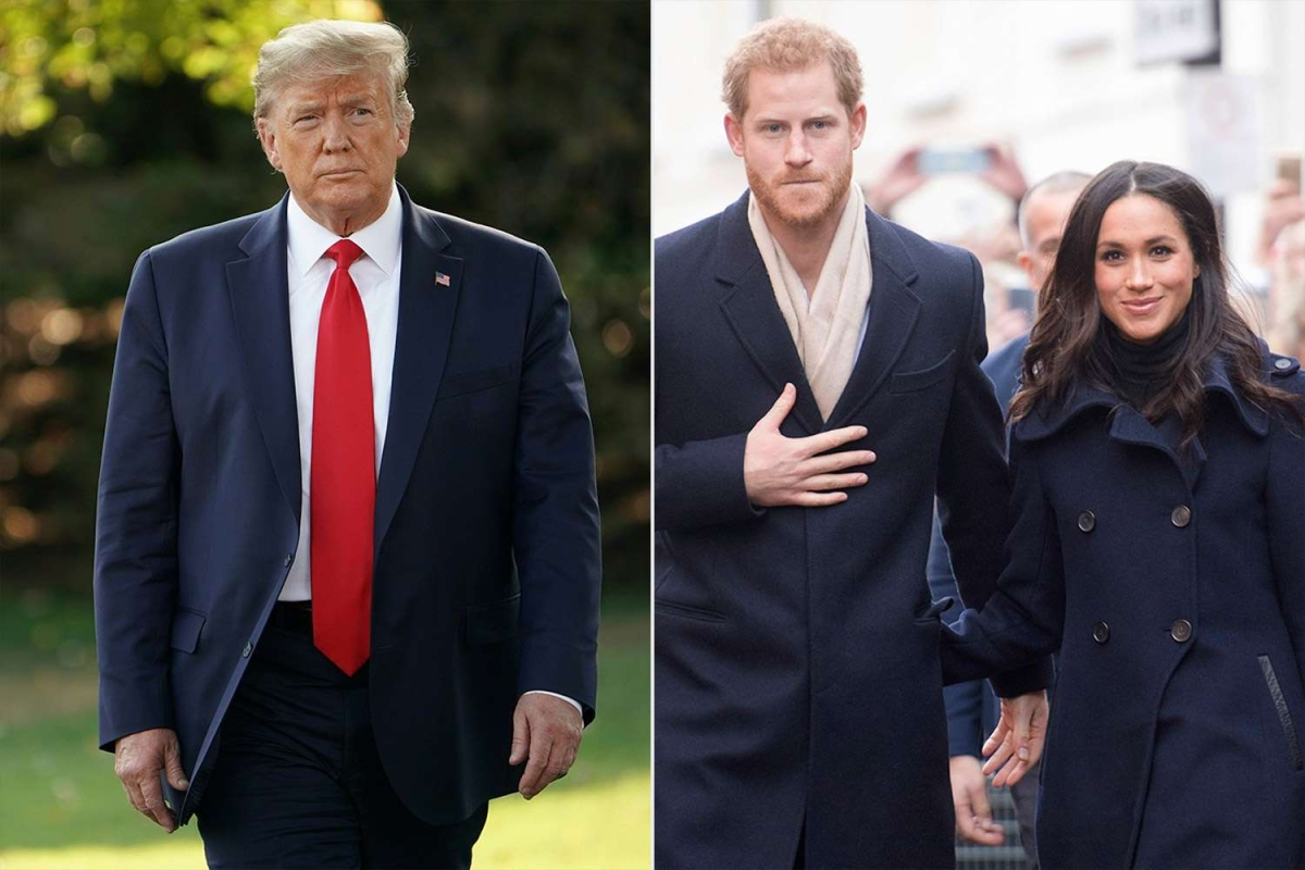 Ông Trump mỉa mai Harry, đá xoáy Meghan