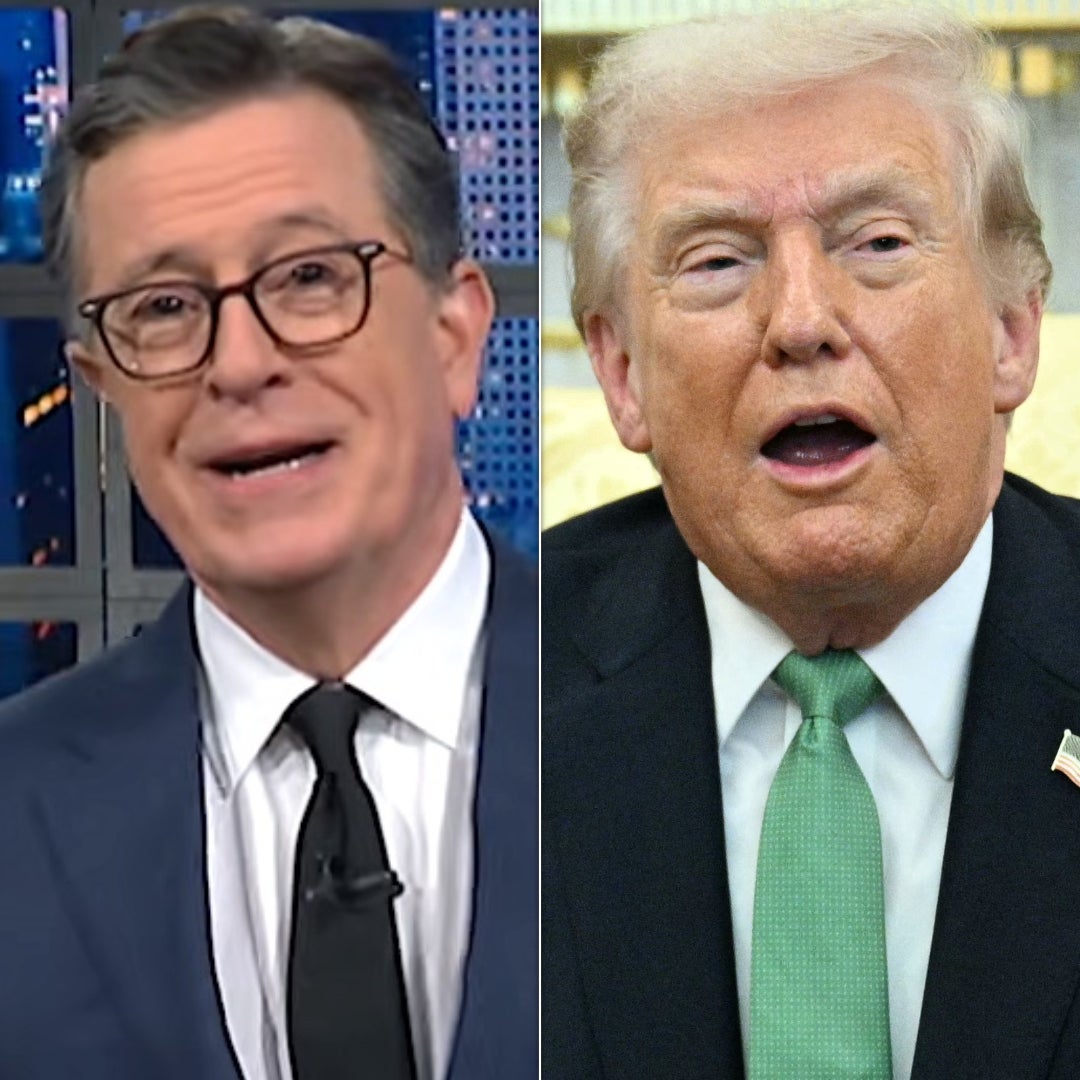 Stephen Colbert reveals 'so crazy' Oval Office moment Trump clearly ...