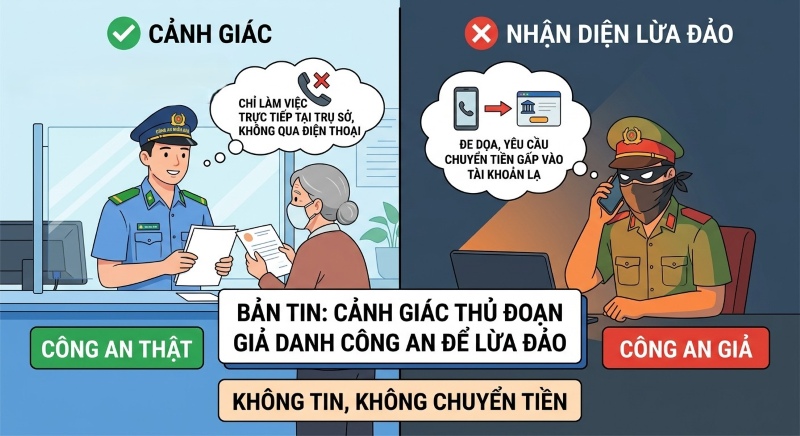 Giả danh công an, bày trò bói toán giải hạn để lừa đảo